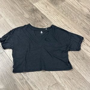 ME to WE crop top T-shirt black size s